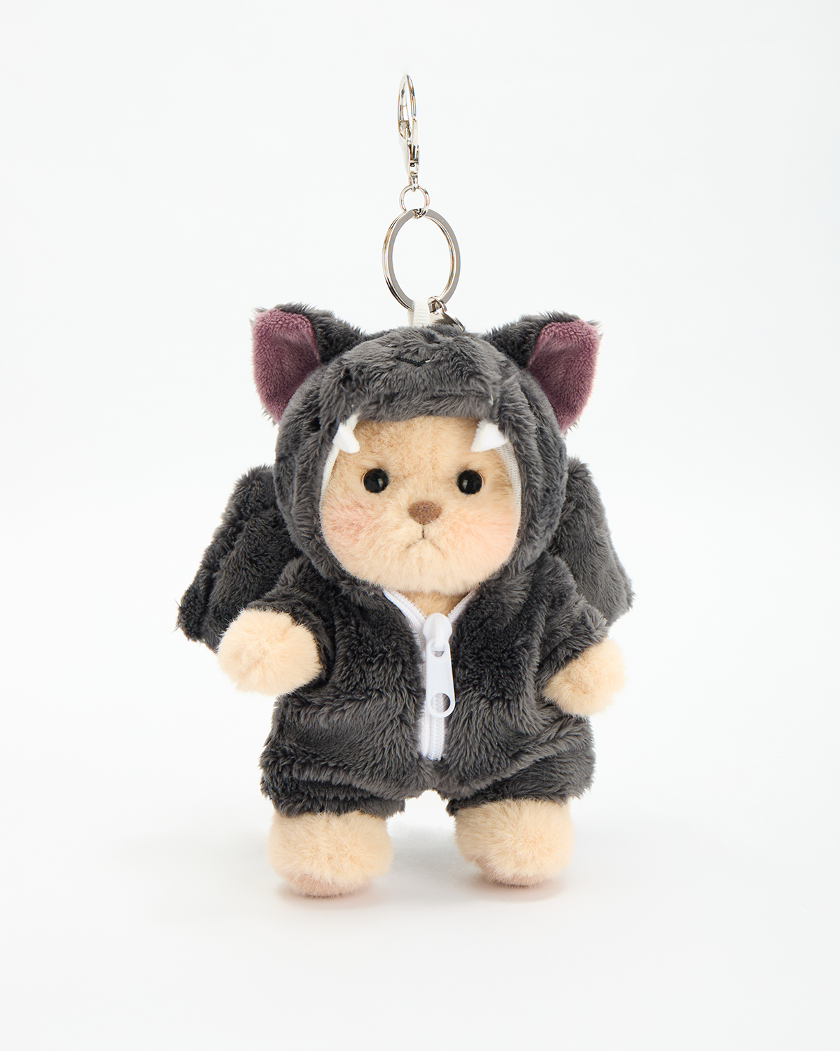 Getahug Monster Bat Mini Bear Keychain | 5.9 Inches Stuffed Animal Bag