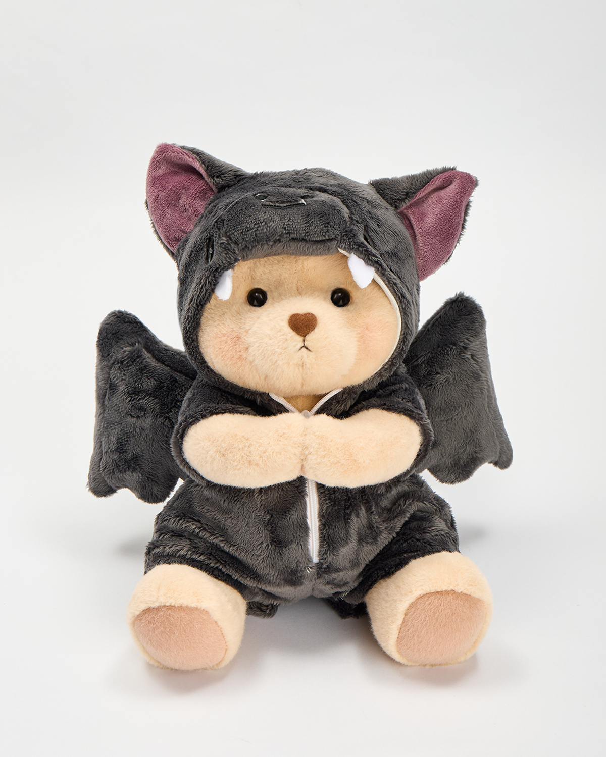 Getahug Halloween Monster Bat Bear with Magnetic Hands | Handmade Jointed Stuffed Animal Gift