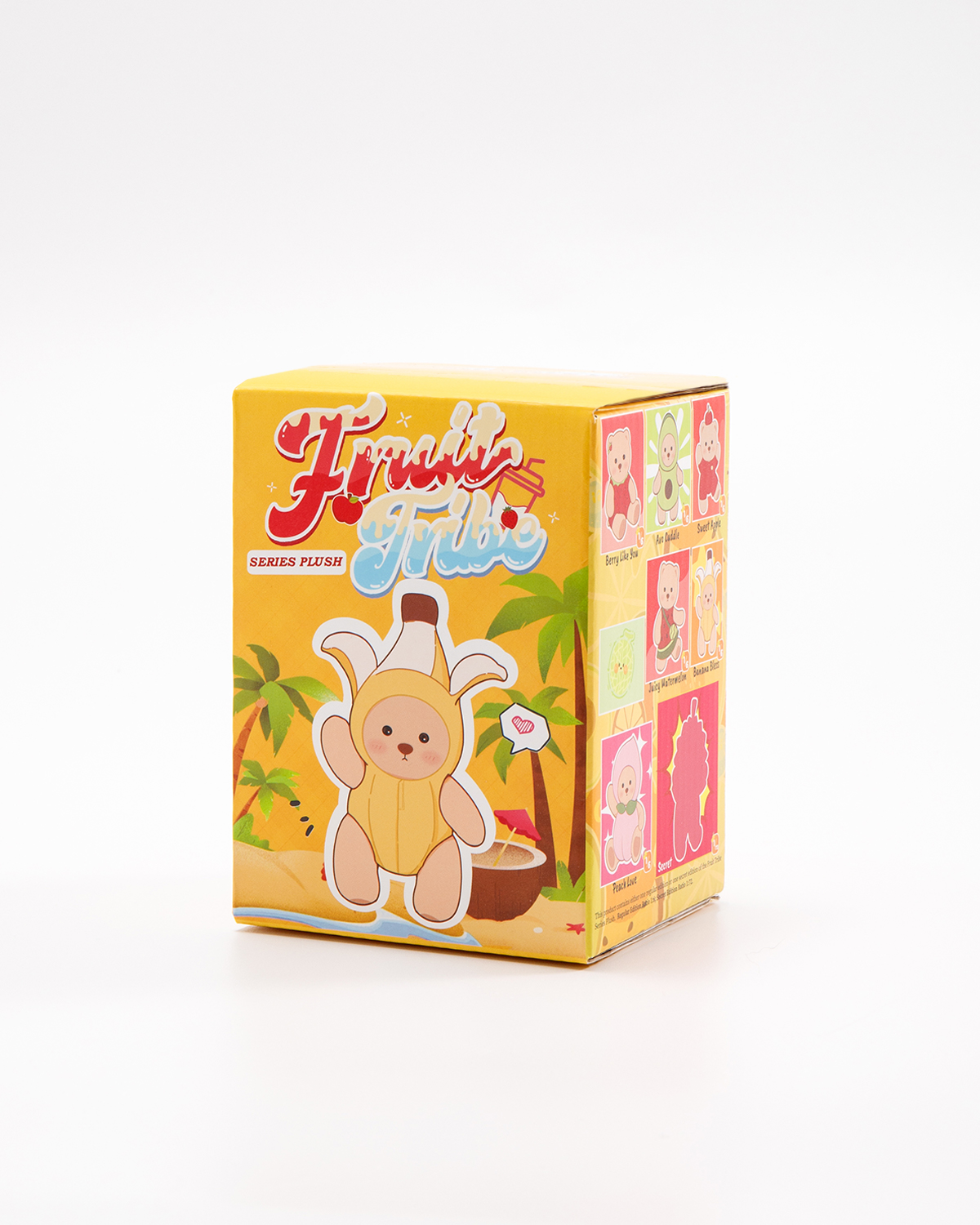 Getahug Fruit Tribe Series Mini Bear Blind Box | 5.9 Inches Plush Bag Charm Keychains Gift