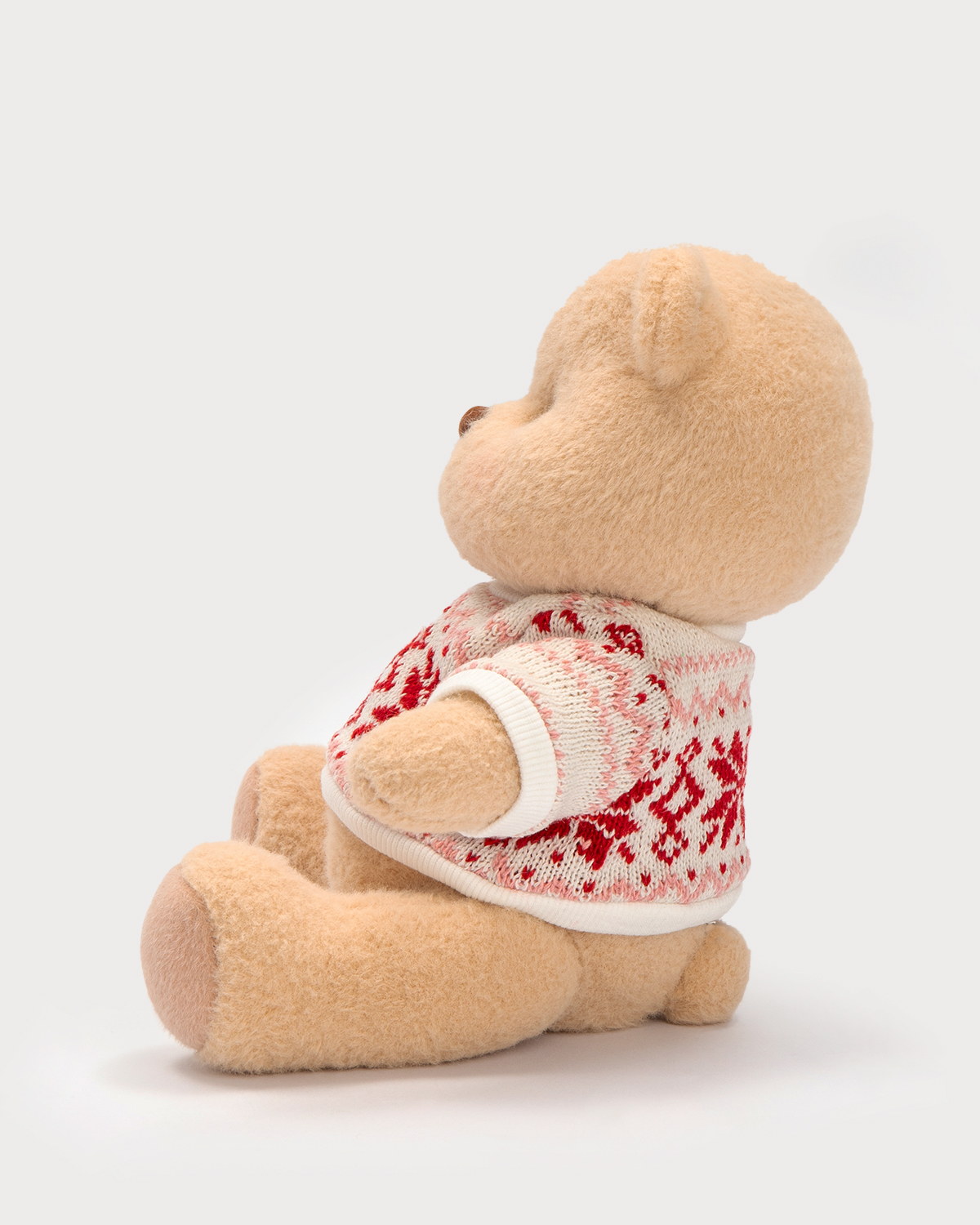 Getahug Christmas Snowflake Sweater Bear | Handmade Jointed Stuffed Animal Gift