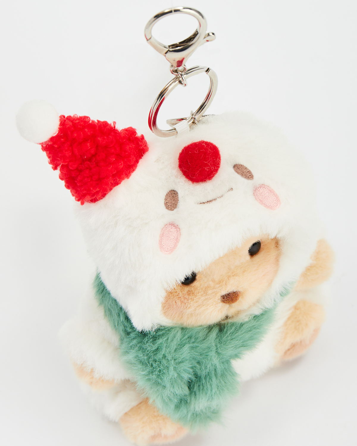 Getahug Snowman Mini Bear | 5.9 Inches Stuffed Animal Bag Charm Keychains Christmas Gift