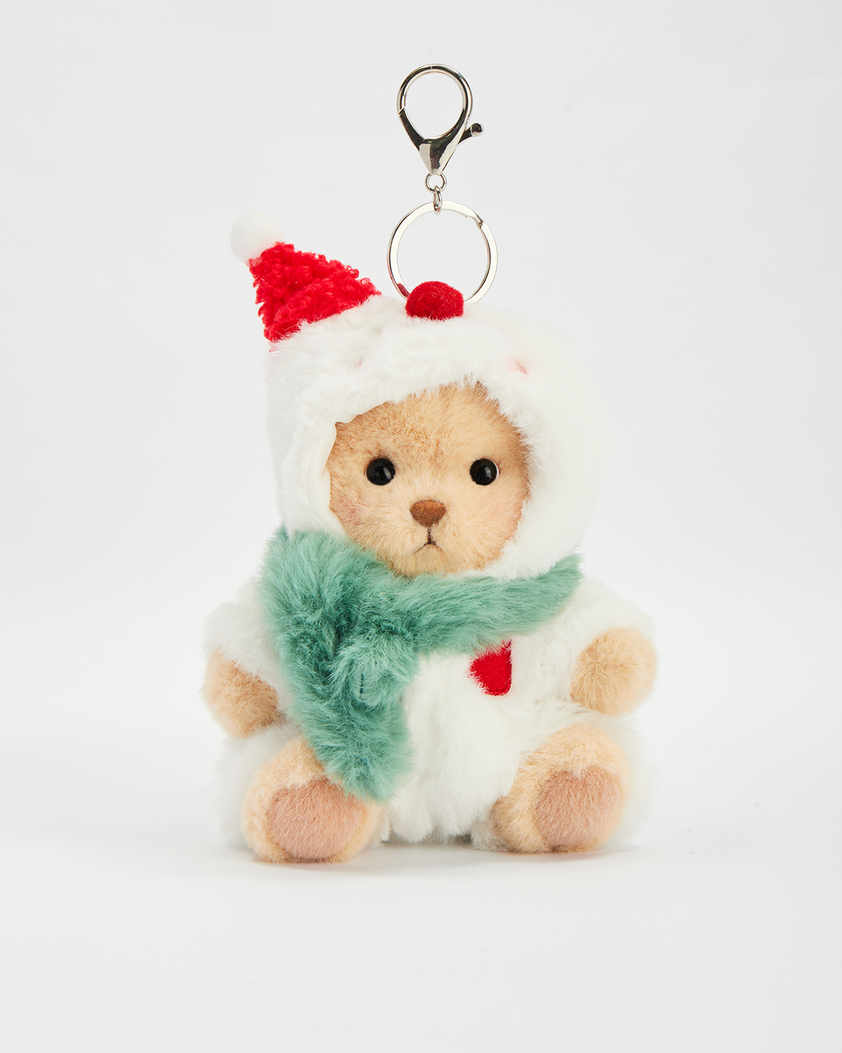 Getahug Snowman Mini Bear | 5.9 Inches Stuffed Animal Bag Charm Keychains Christmas Gift