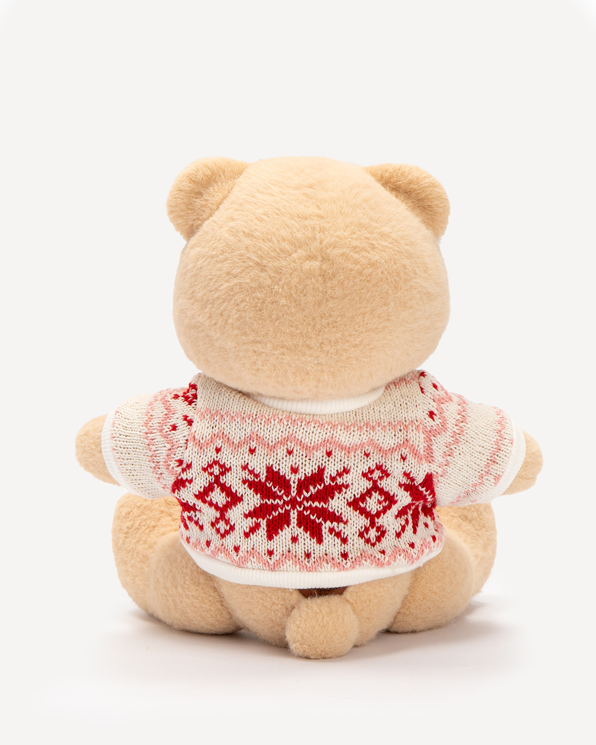 Getahug Christmas Snowflake Sweater Bear | Handmade Jointed Stuffed Animal Gift