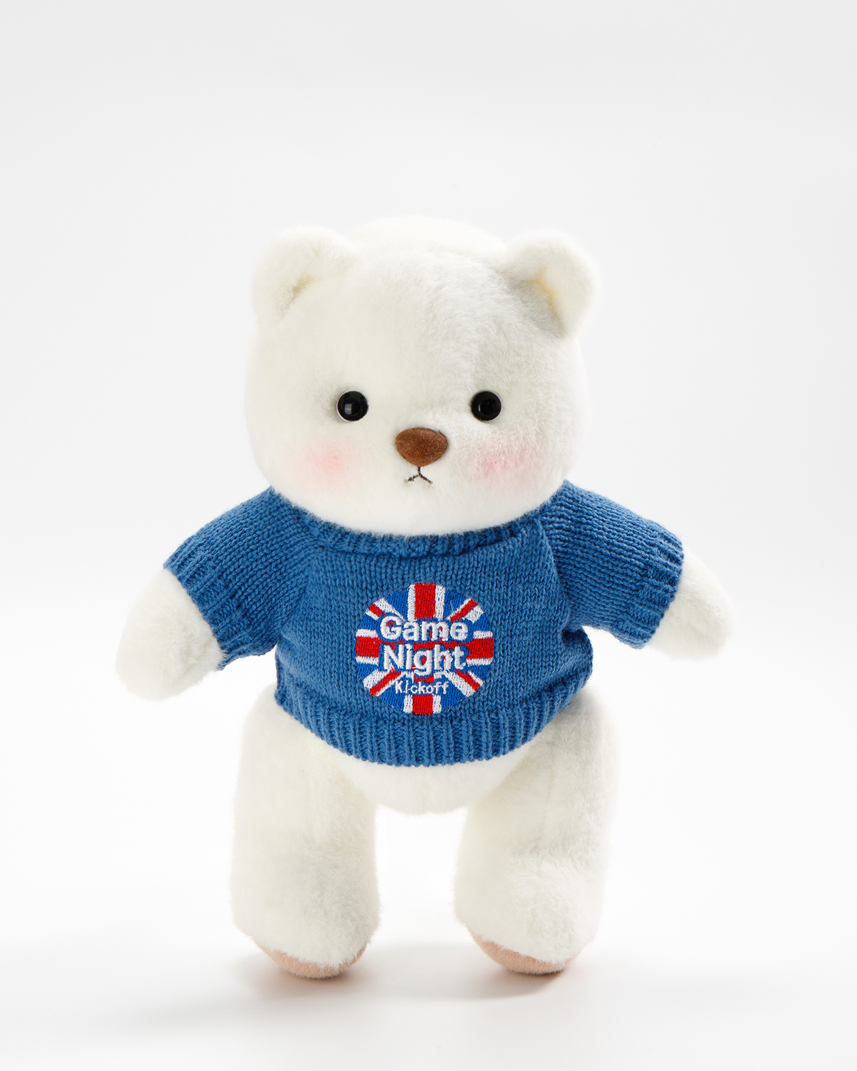 Getahug Soccer Game Night Teddy Bear | Handmade Jointed Stuffed Animal Gift for Football Fans
