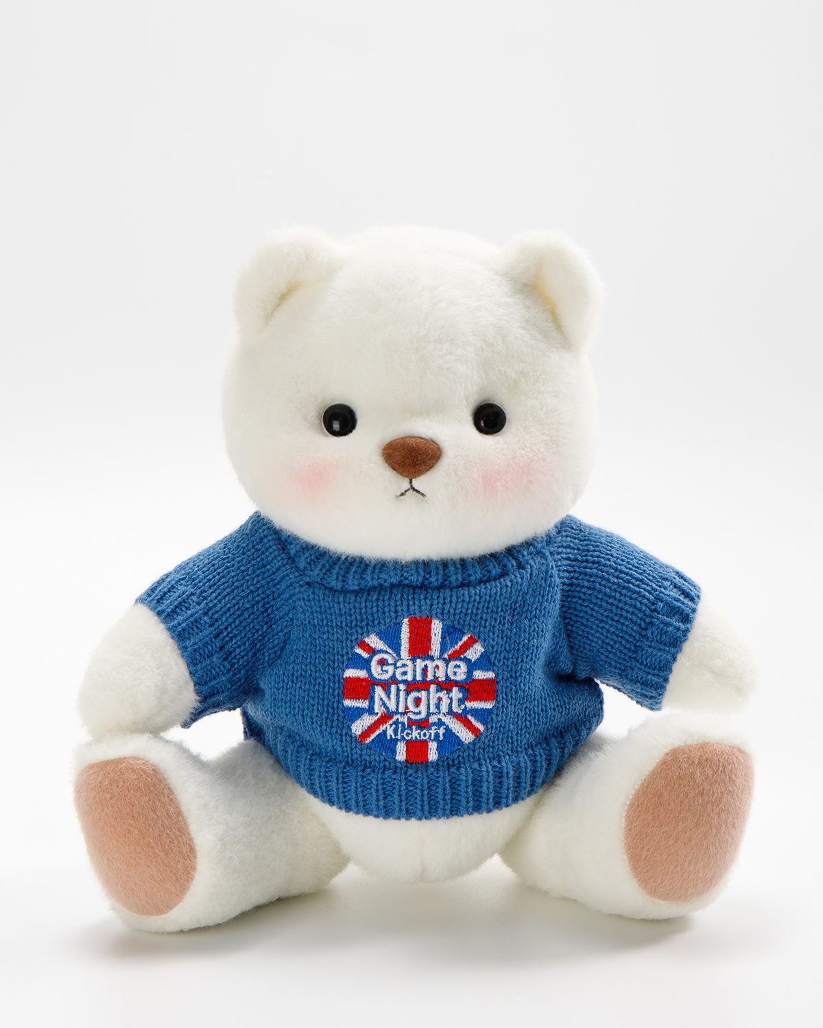 Getahug Soccer Game Night Teddy Bear | Handmade Jointed Stuffed Animal Gift for Football Fans