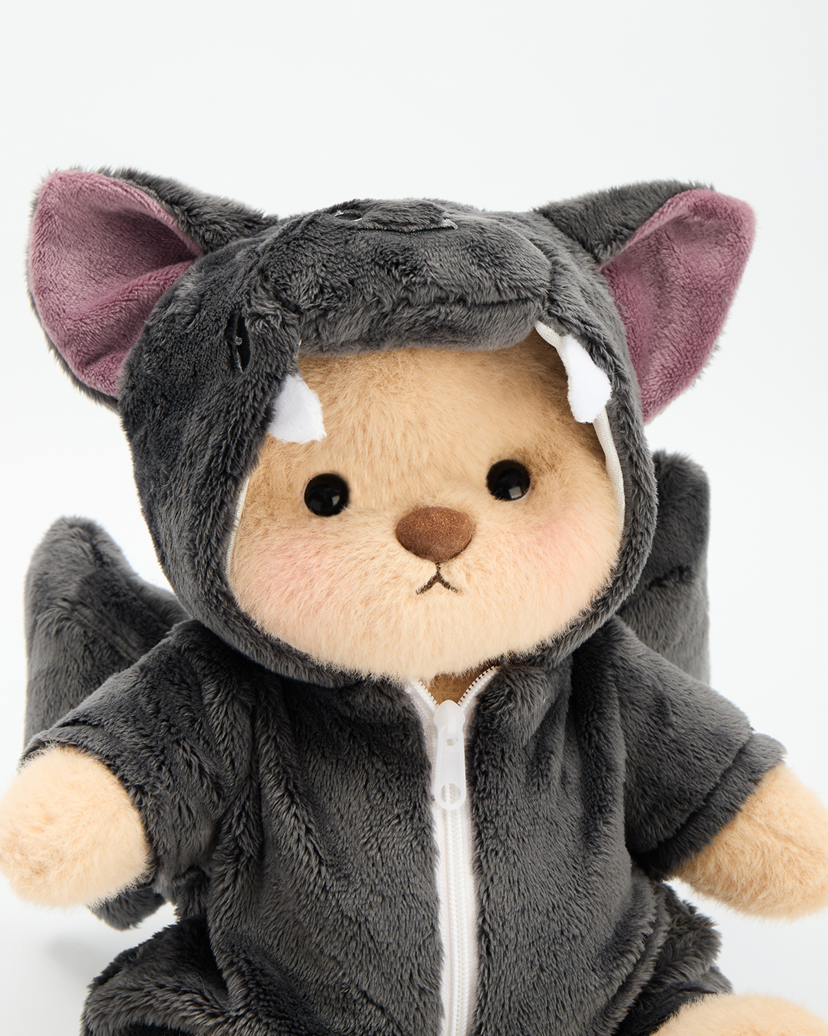 Getahug Halloween Monster Batman Bear | Handmade Jointed Stuffed Animal Gift