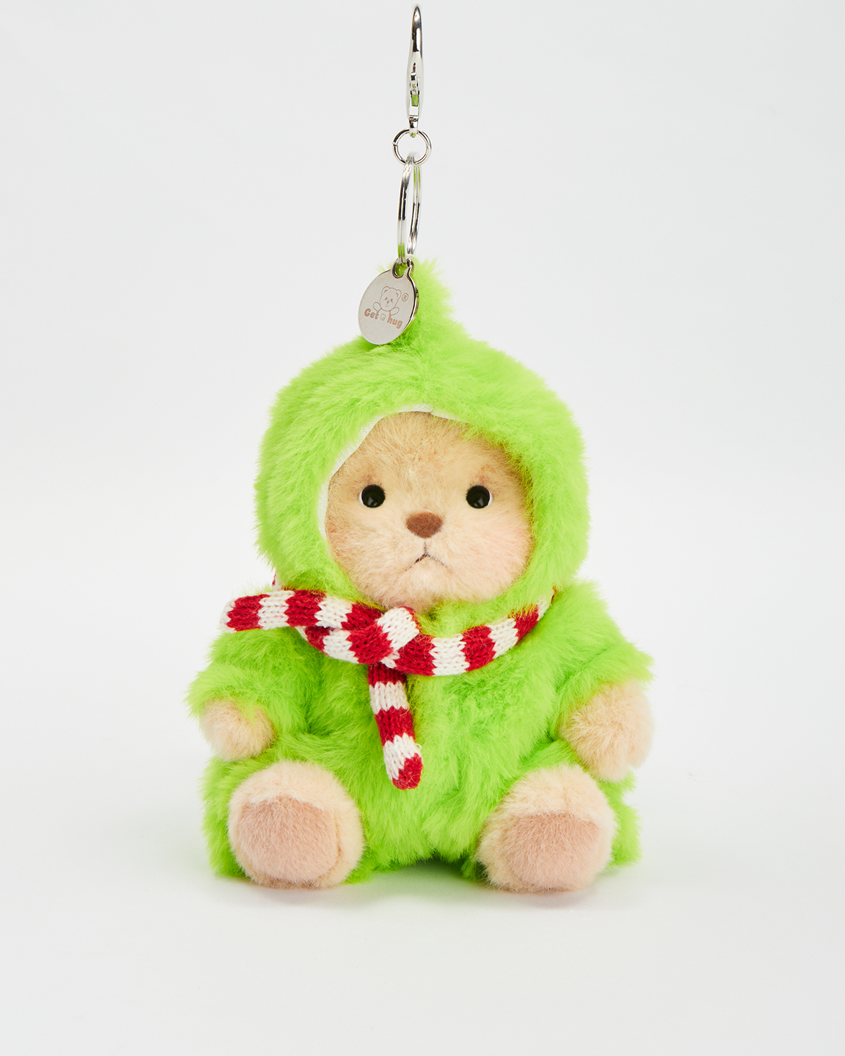 Getahug Green Monster Mini Bear | 5.9 Inches Stuffed Animal Bag Charm Keychains Christmas Gift