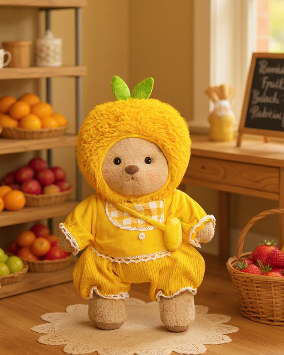 Getahug🍊Orange Bear | Handmade Jointed Teddy Bear Gift