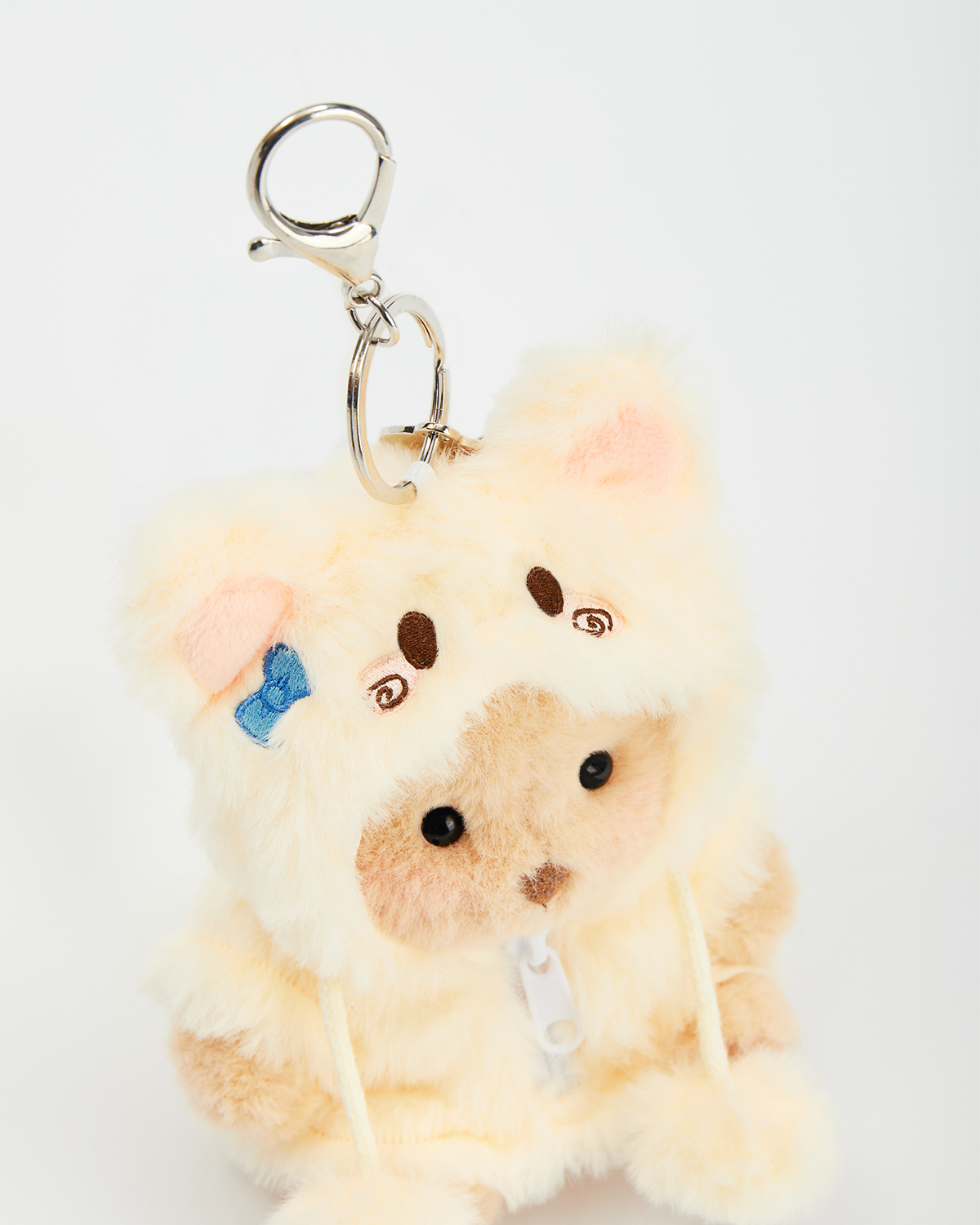 Getahug 5.9 Inches Yellow Bunny Brown Mini Bear Bag Charm Keychains Gift