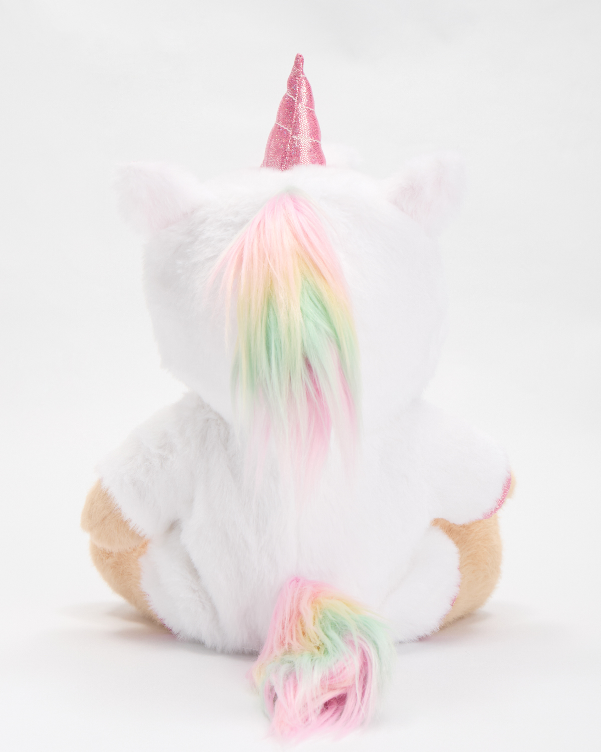 Getahug White Unicorn Bear | Handmade Jointed Stuffed Animal Gift