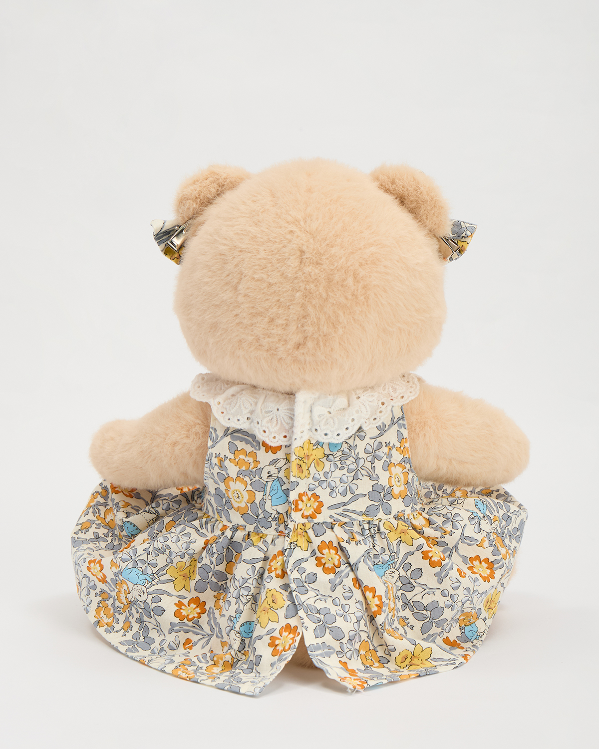 Getahug Retro Floral Dress Bear | Handmade Jointed Teddy Bear Gift