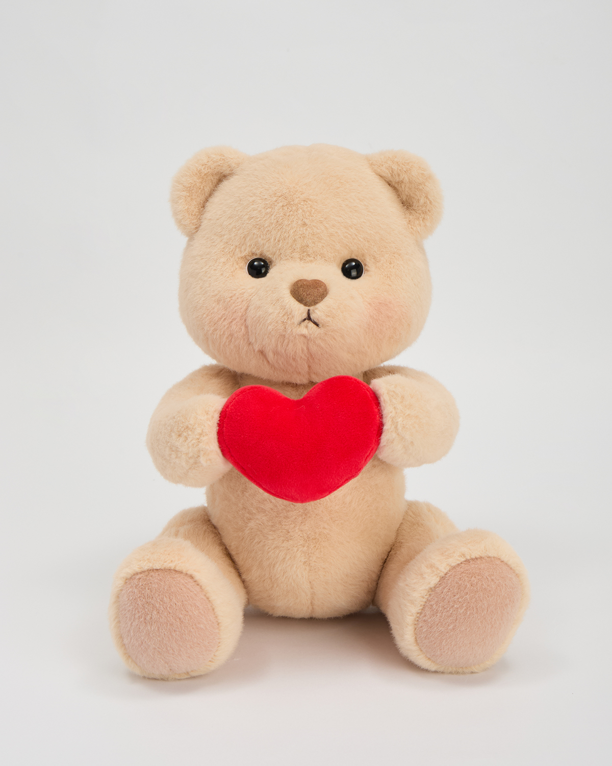 Getahug Bella Magnetic Bear with a Heart | Handmade Jointed Stuffed Animal Gift
