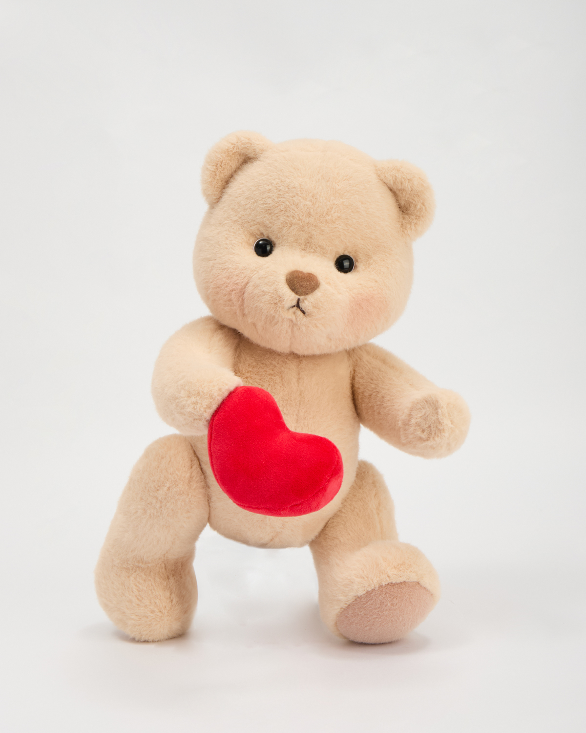Getahug Bella Magnetic Bear with a Heart | Handmade Jointed Stuffed Animal Gift