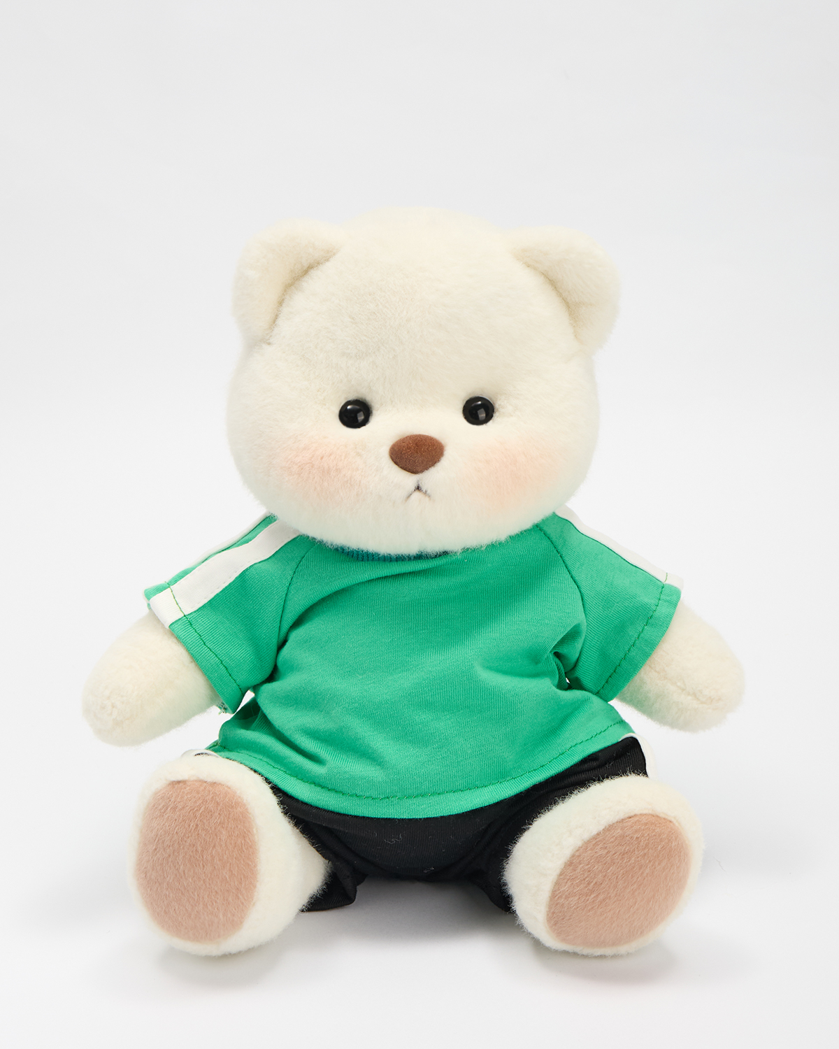 Getahug Vibrant Green T-shirt Bear | Handmade Jointed Stuffed Animal Gift