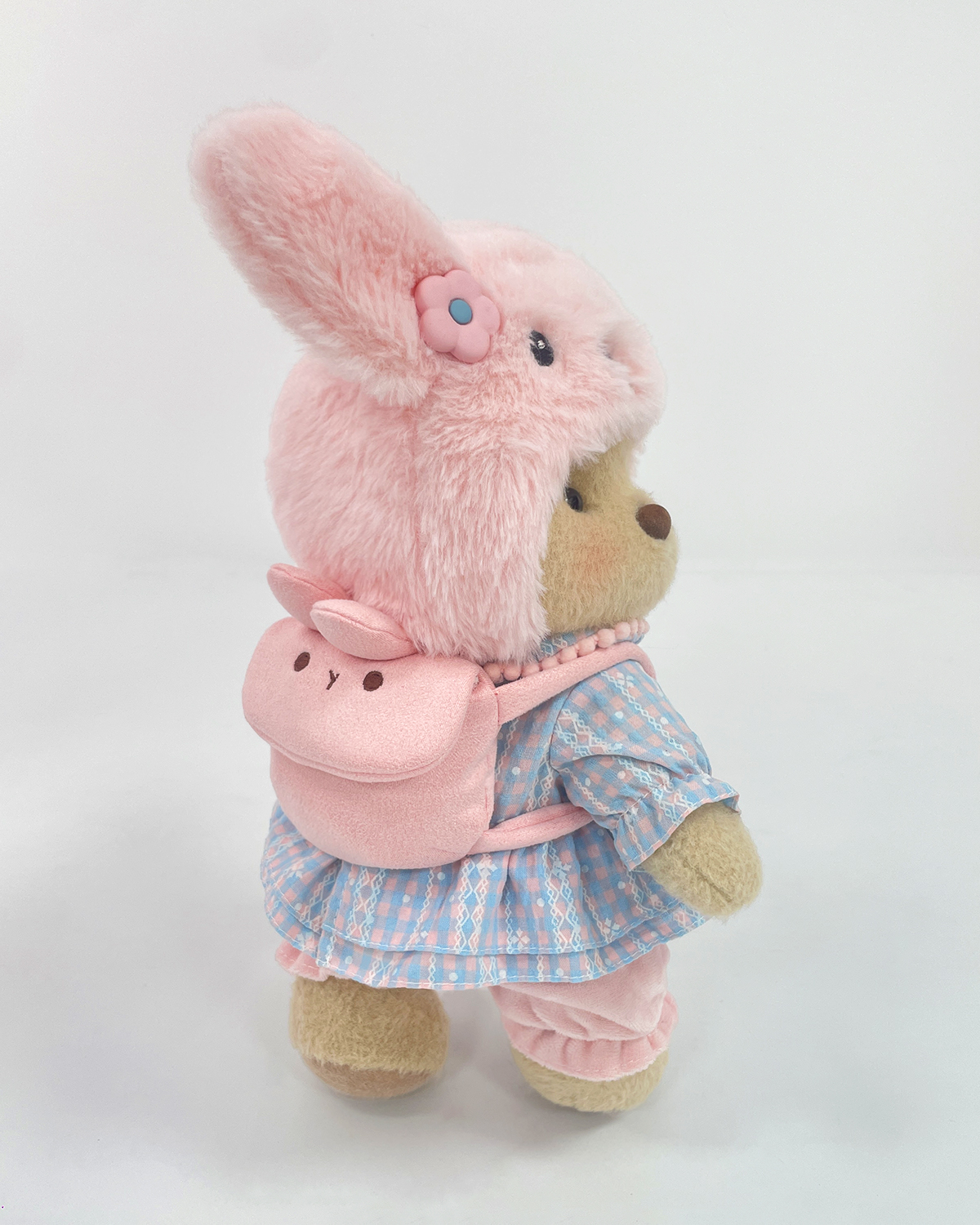 Pink Bunny Backpack | Suitable for 12 Inches Stuffed Animals