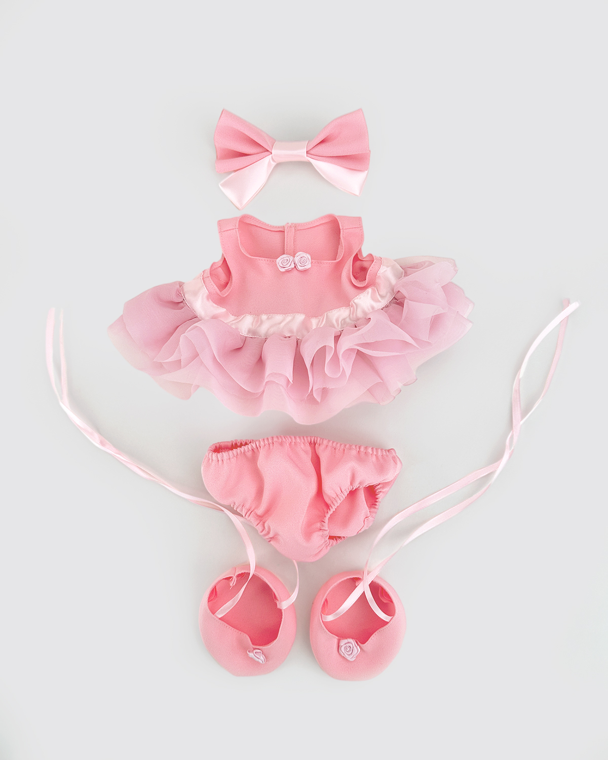 Getahug Pink Ballet Dress Bunny | Handmade Jointed Stuffed Animal Gift