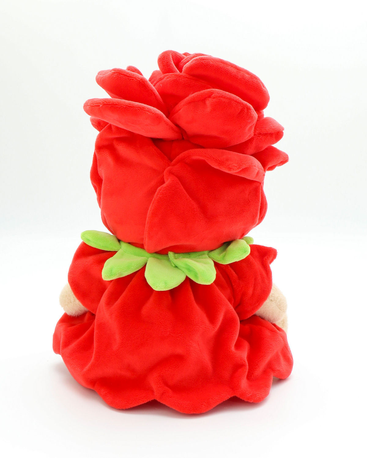 Getahug Love Red Rose Bear | Valentine's Day Handmade Jointed Stuffed Animal Gift