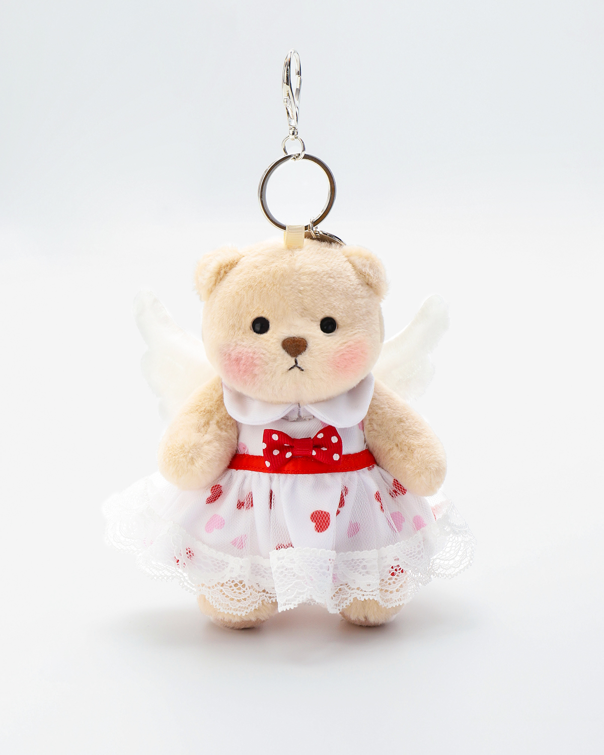 Getahug Miss Cupid Mini Bear | 5.9 Inches Plush Bag Charm Stuffed Keychain Valentine Gift
