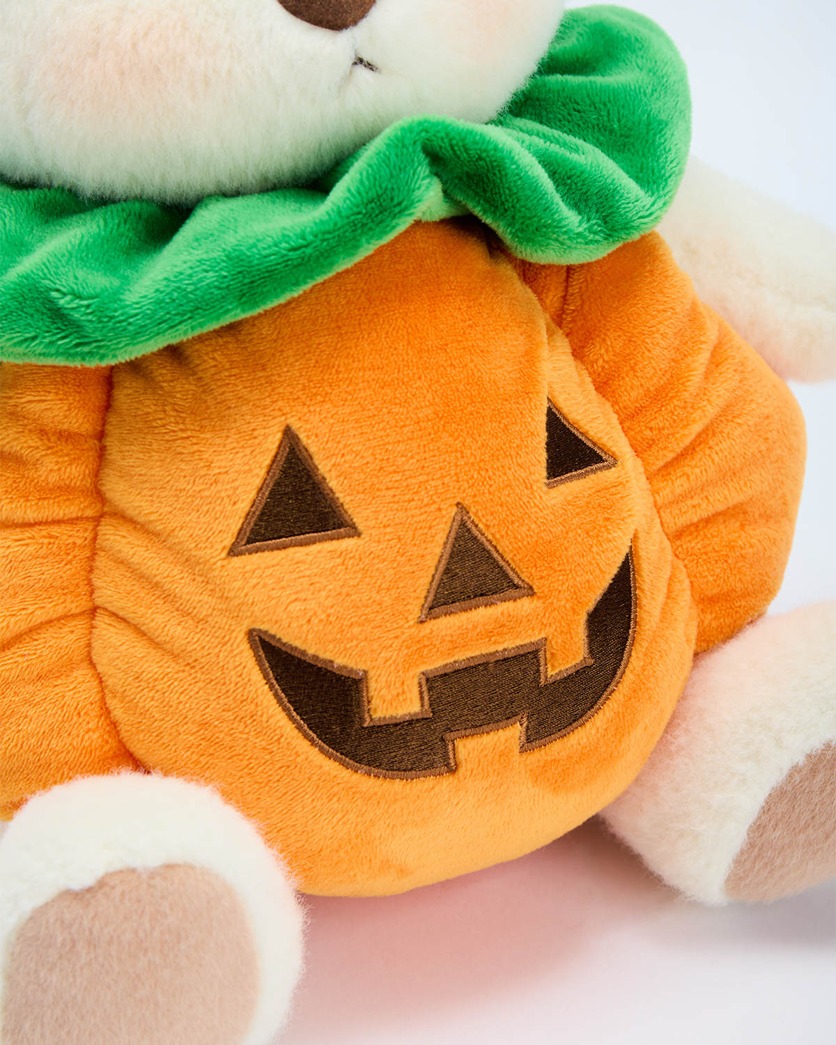 Getahug Halloween Spooky Pumpkin Bear | Handmade Jointed Stuffed Animal Gift