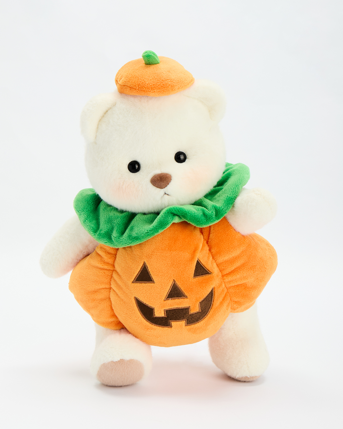 Getahug Halloween Spooky Pumpkin Bear | Handmade Jointed Stuffed Anima