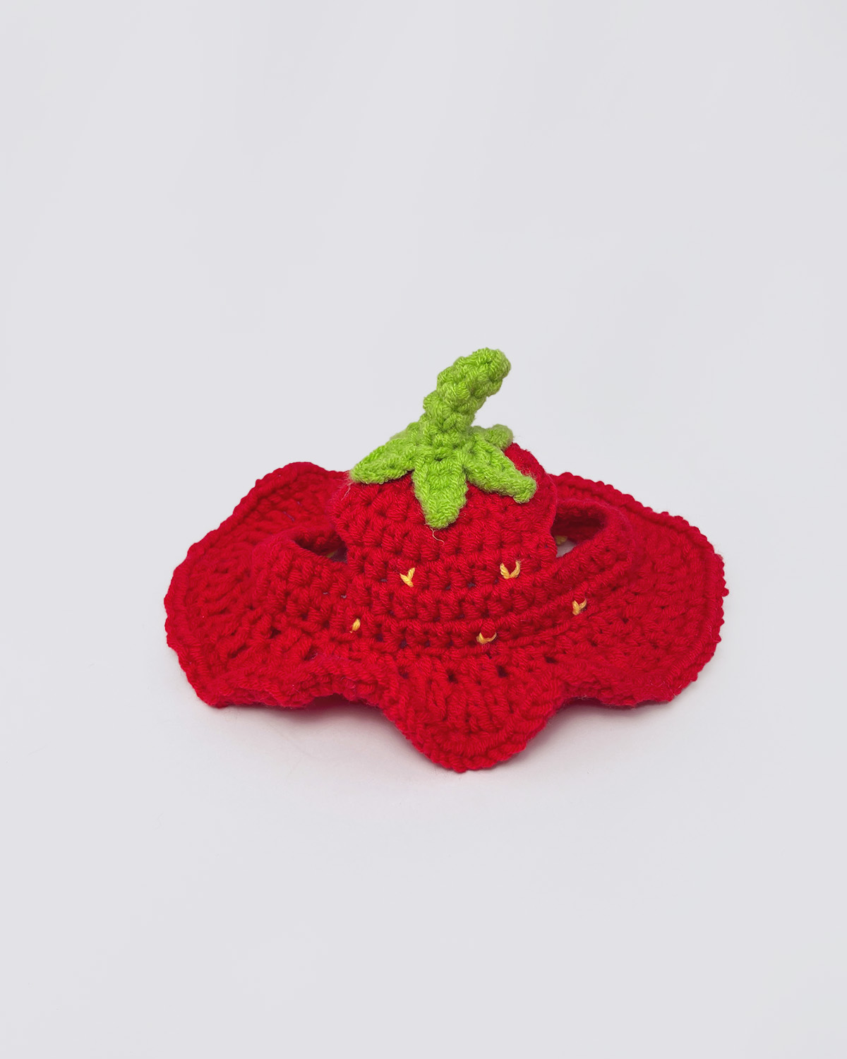 🍓Strawberry Red Knitted Hat | Teddy Bear Clothes