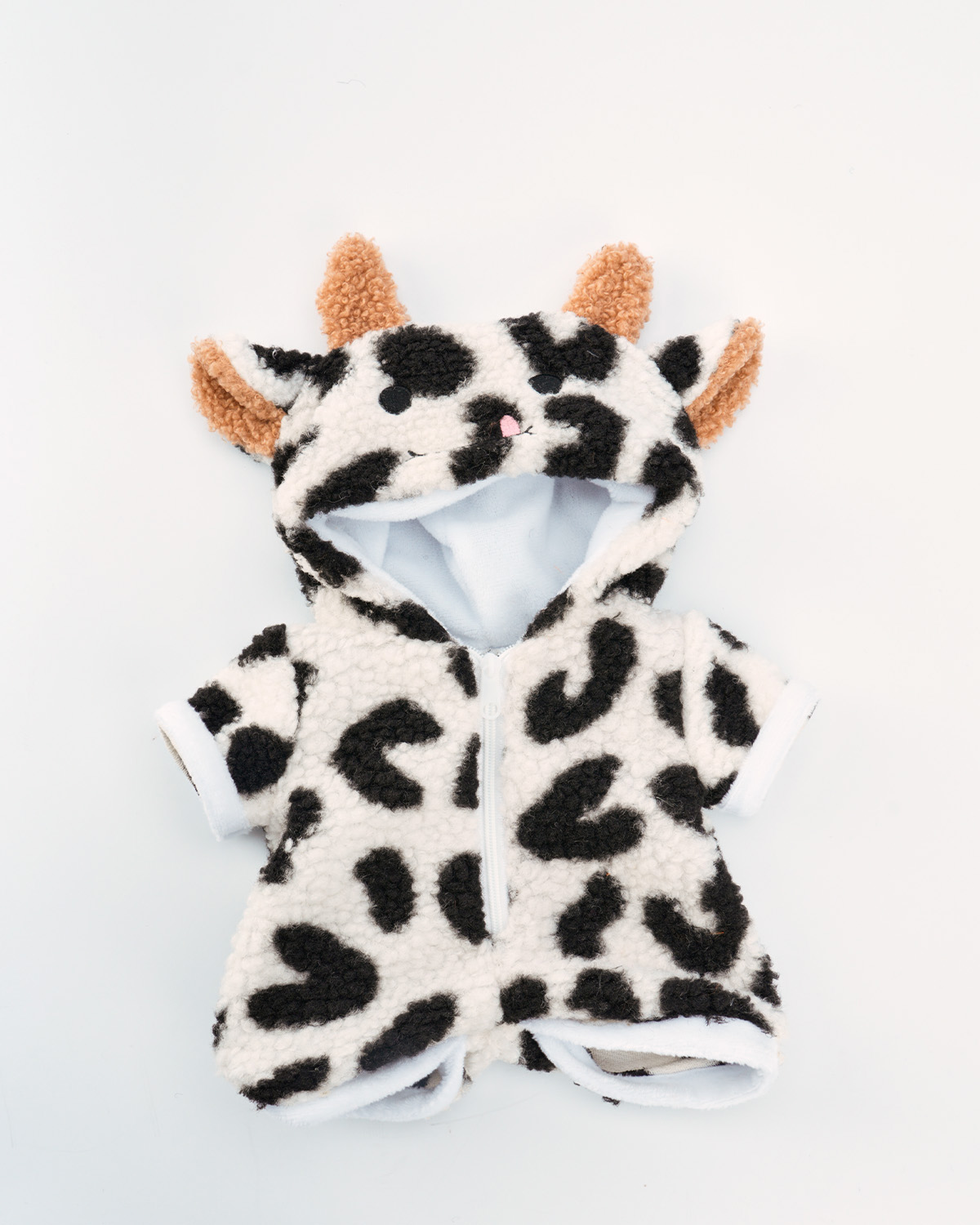 Getahug Cute Cow Purple Bear | Handmade Jointed Teddy Bear Gift