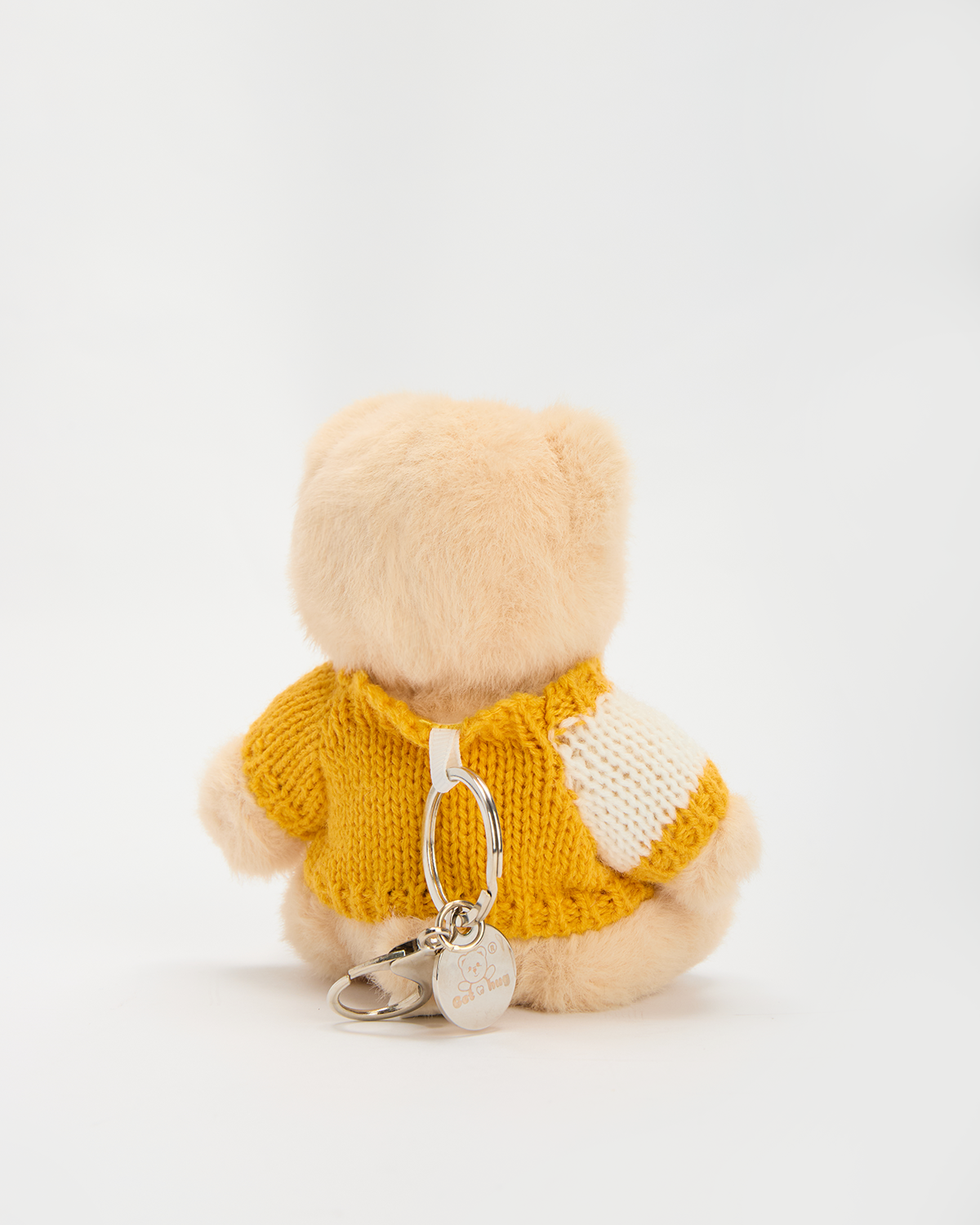 Getahug 5.9 Inches Yellow Sweater Brown Mini Bear Pendant Keychain Gift