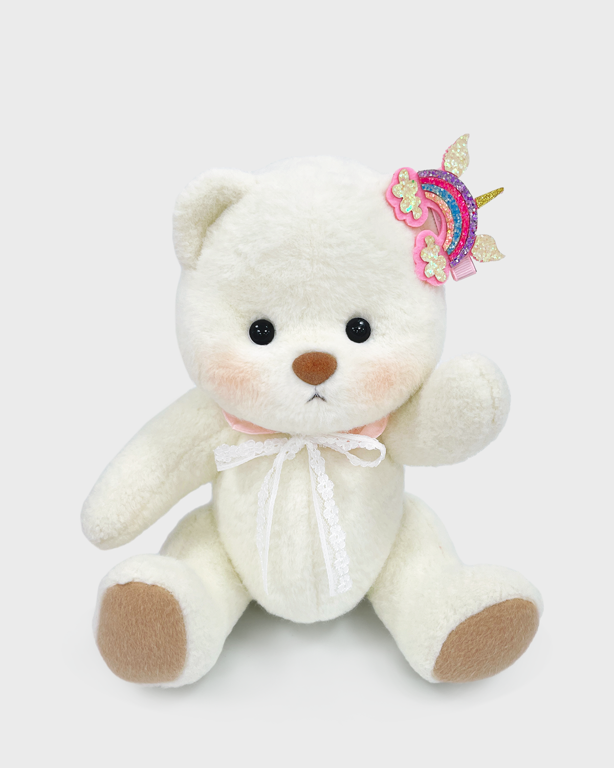 Shiny Unicorn Rainbow Clip | Teddy Bear Clothes