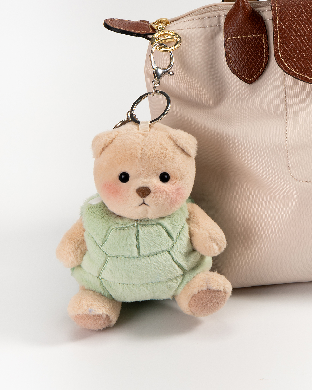 Getahug Turtle Mini Bear Keychain | 5.9 Inches Plush Bag Charm Stuffed Animal Gift