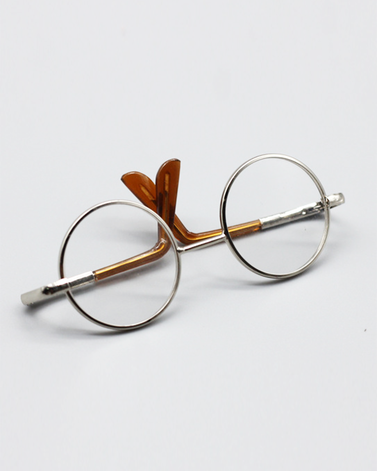 Vintage Silver Frame Glasses | Suitable for 12 Inches Stuffed Animals