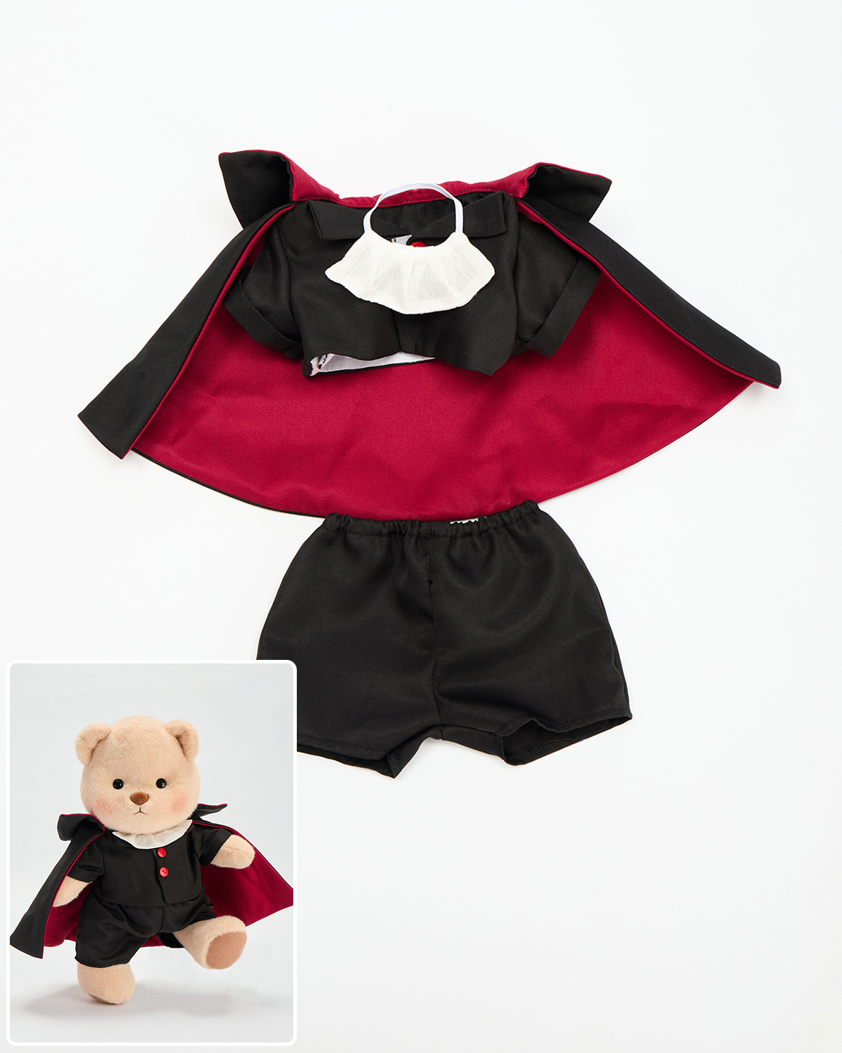 Getahug Halloween Vampire Gentleman Bear | Handmade Jointed Stuffed Animal Gift