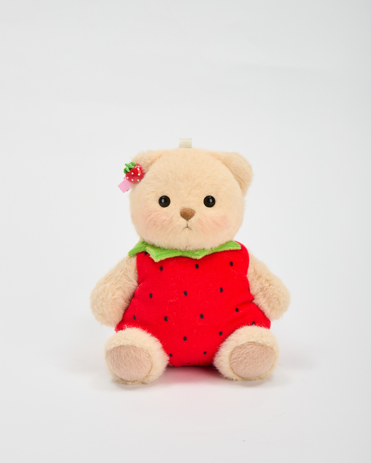 Getahug 5.9 Inches🍓Strawberry Brown Mini Bear Bag Charm Keychains Gift (Presale)