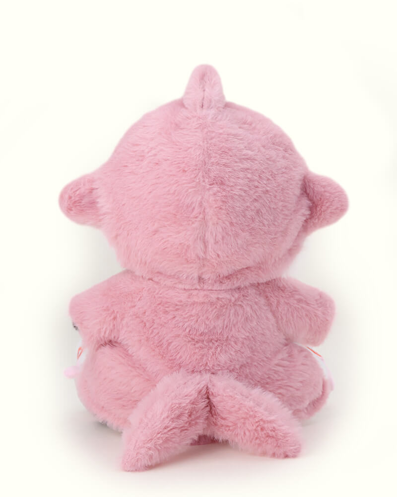 Getahug Fluffy Shark Black Bear | Handmade Jointed Teddy Bear Gift