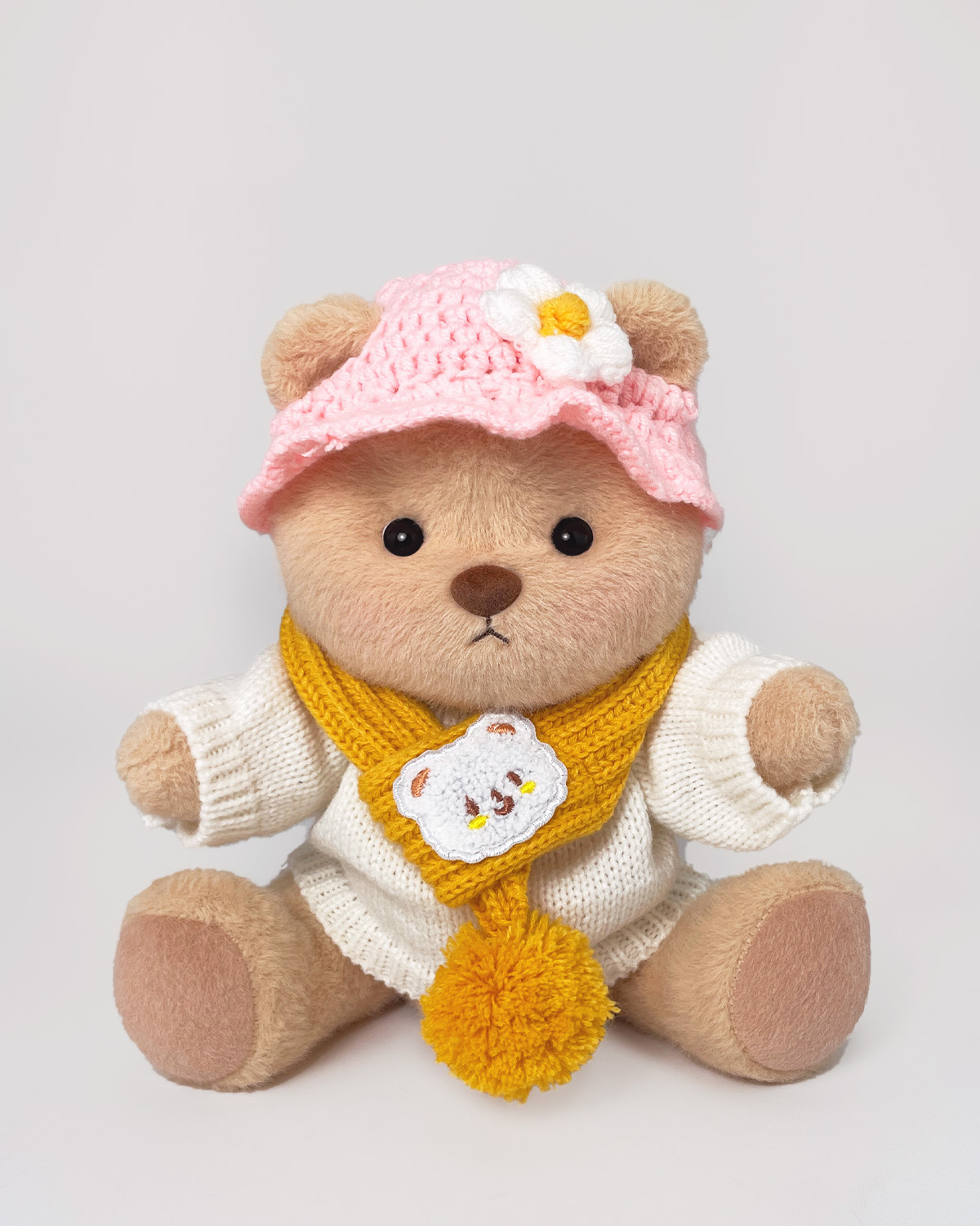 Teddy Bear's Yellow Scarf | Teddy Bear Clothes
