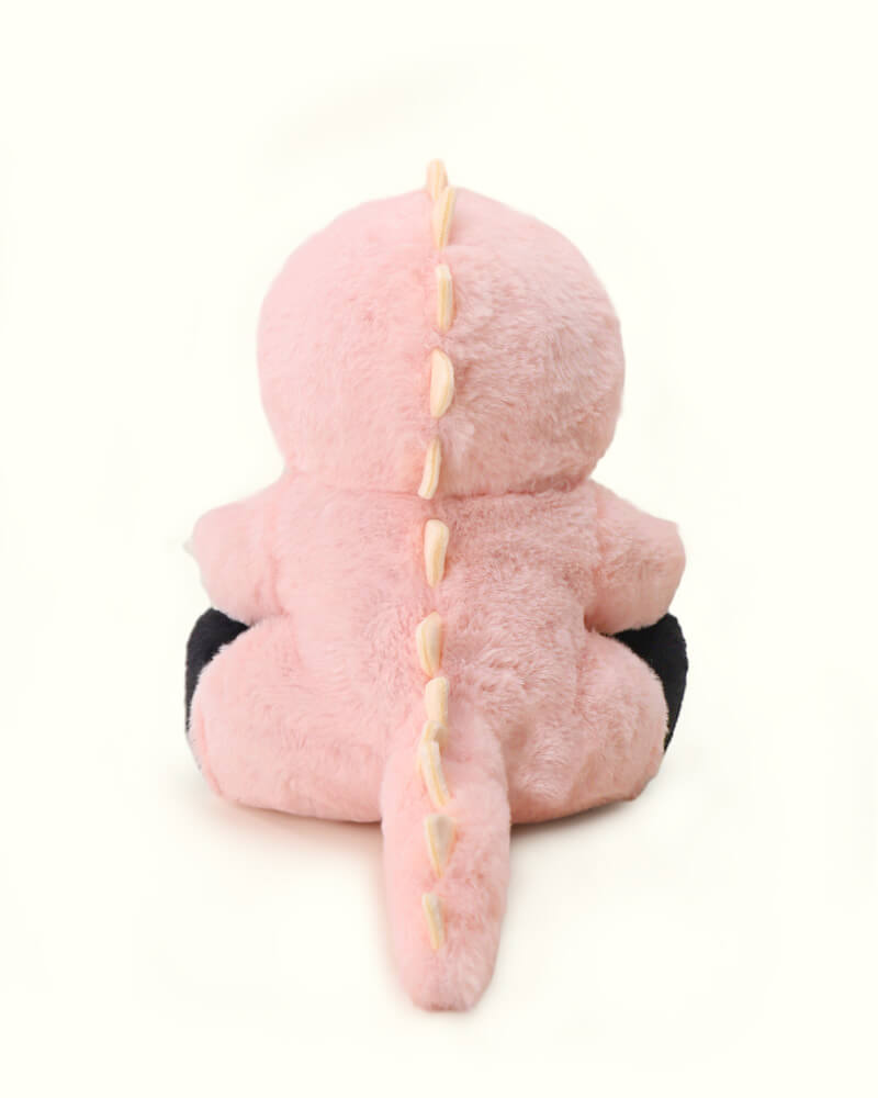 Getahug Furry Dino Black Bear | Handmade Jointed Teddy Bear Gift (Presale)