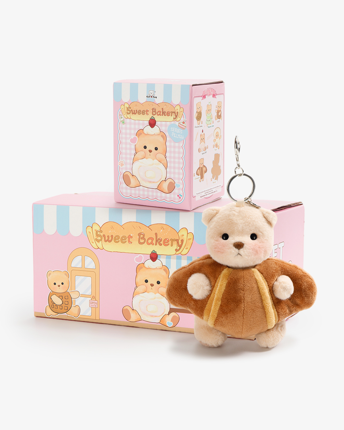 Getahug Sweet Bakery Series Plush Mini Bear Blindbox | 5.9 Inches Pendant Bag Charm Keychain Gift