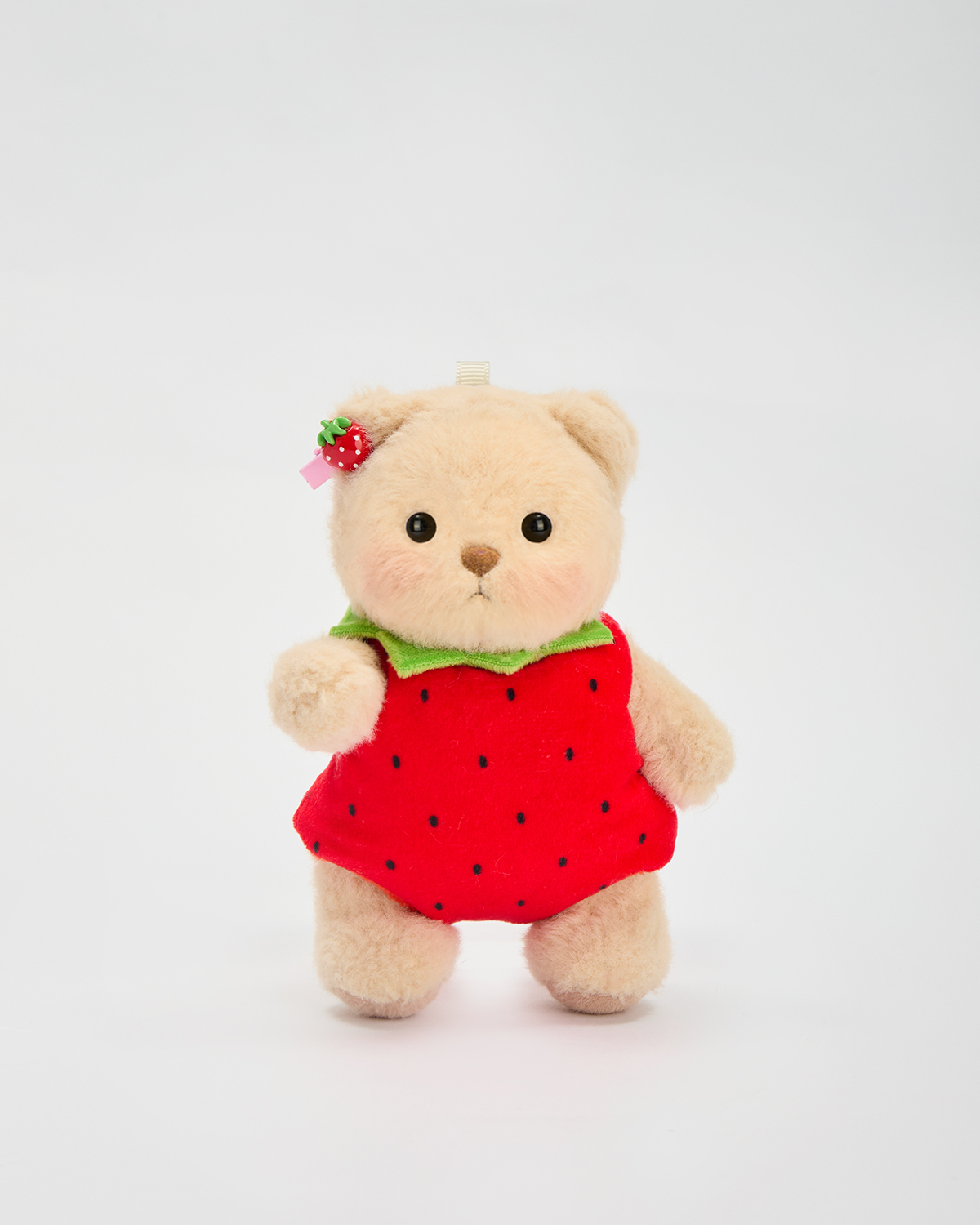 Getahug 5.9 Inches🍓Strawberry Brown Mini Bear Bag Charm Keychains Gift (Presale)