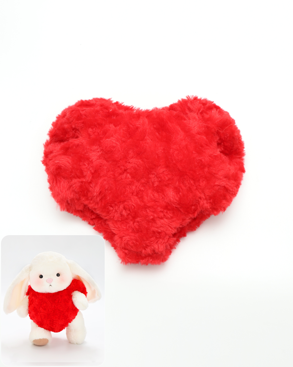 Getahug❤️Love Heart Bunny | Handmade Jointed Stuffed Animal Valentine's Day Gift