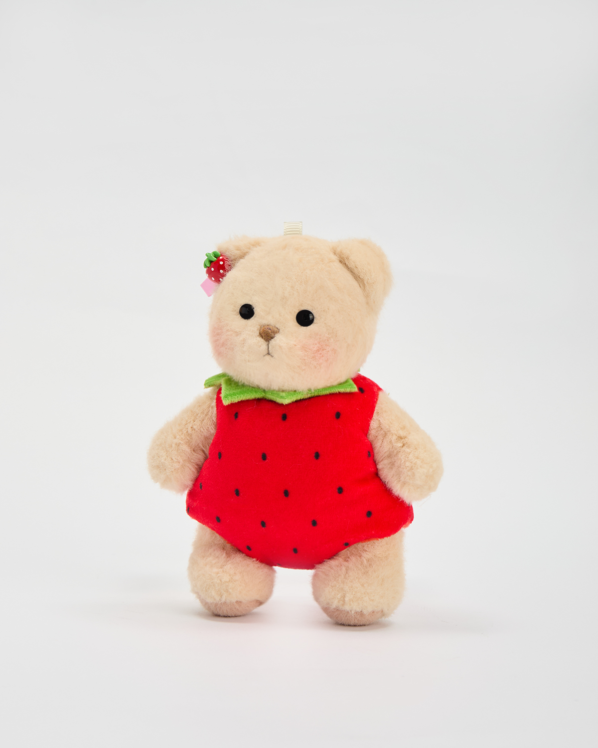 Getahug 5.9 Inches🍓Strawberry Brown Mini Bear Bag Charm Keychains Gift (Presale)