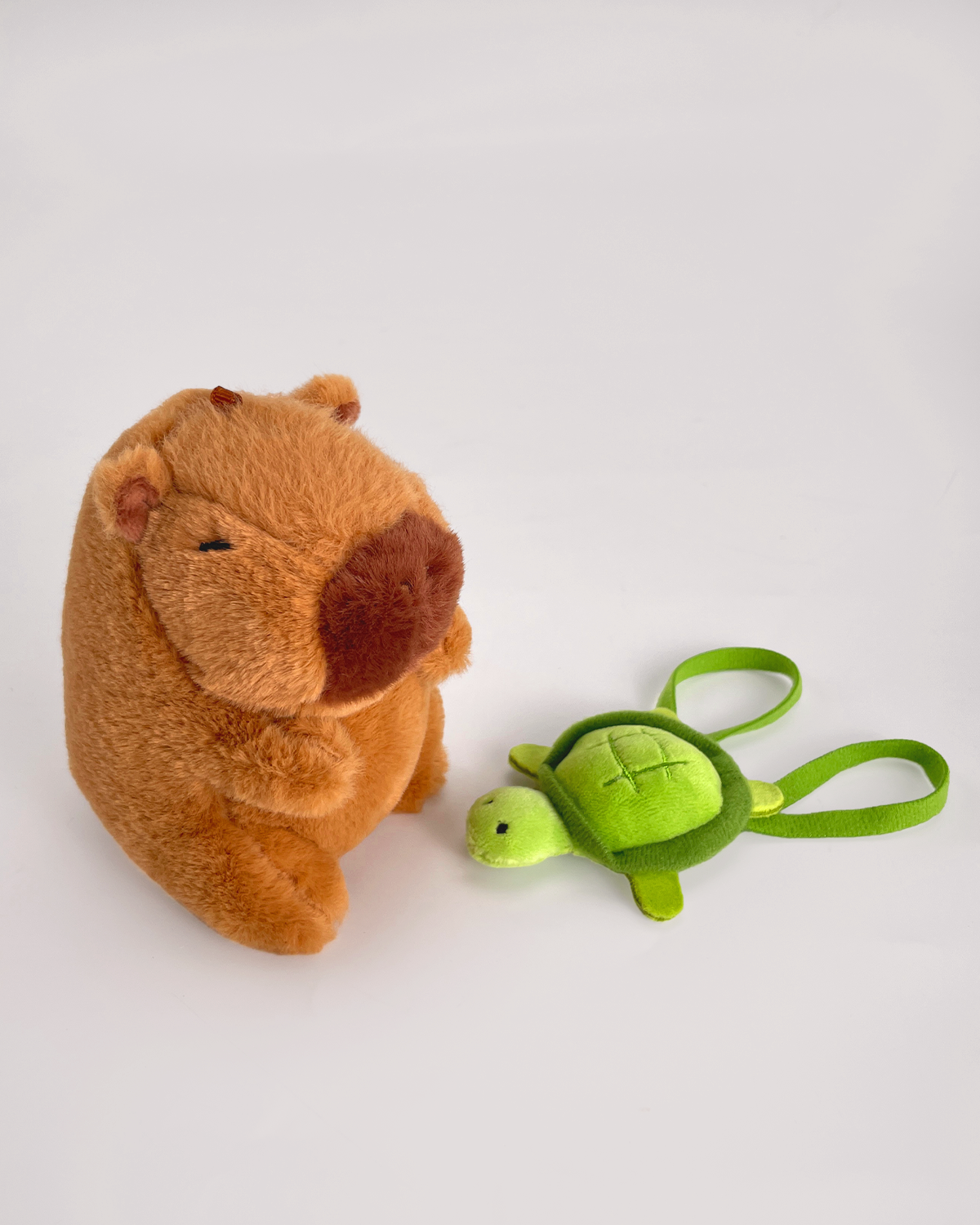 Turtle Capybara Stuffed Animal Pendant