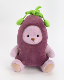 Purple Bear With Outfit