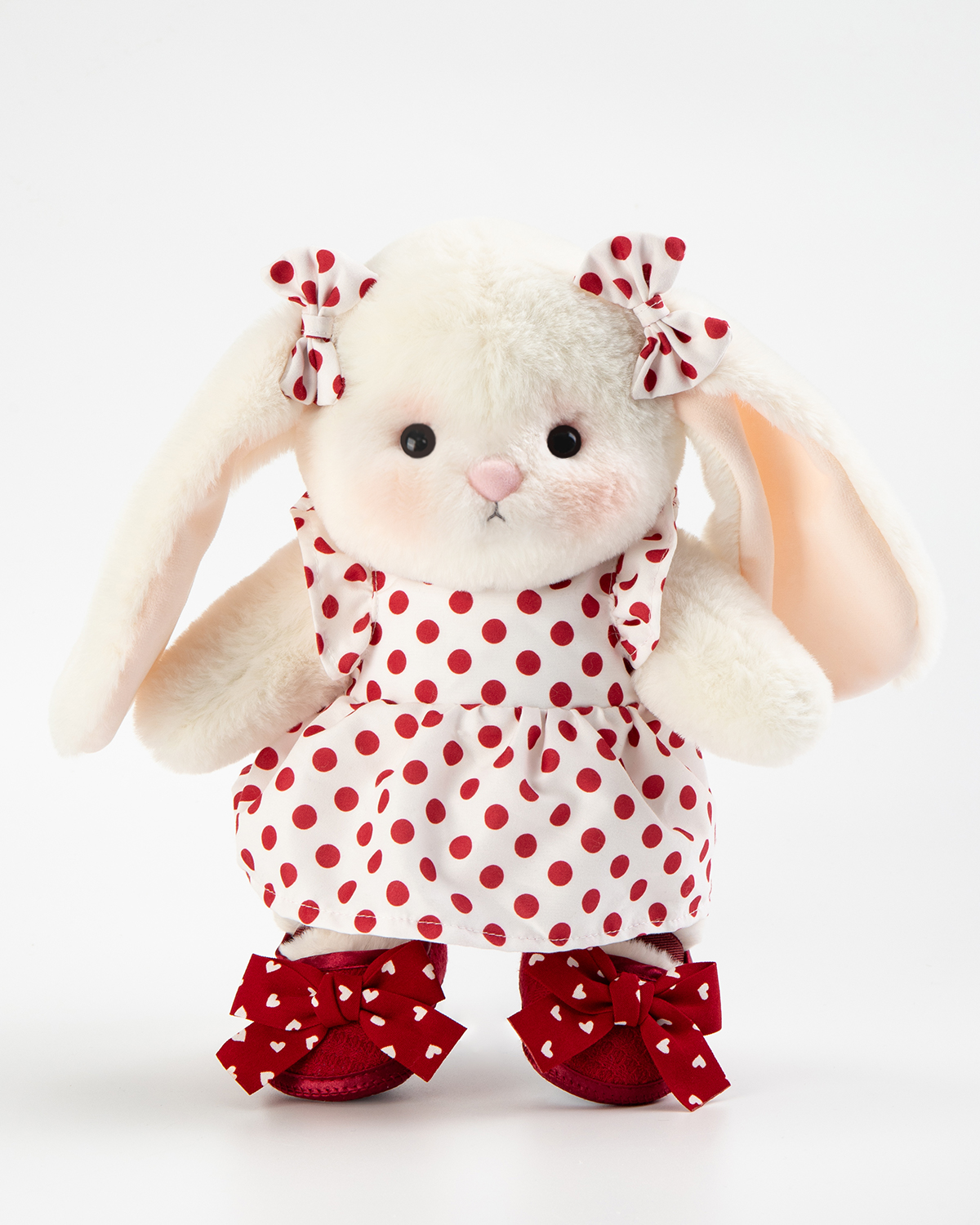 Red Polka Dot Shoes | Accessories Suitable for 12 Inches Stuffed Animals