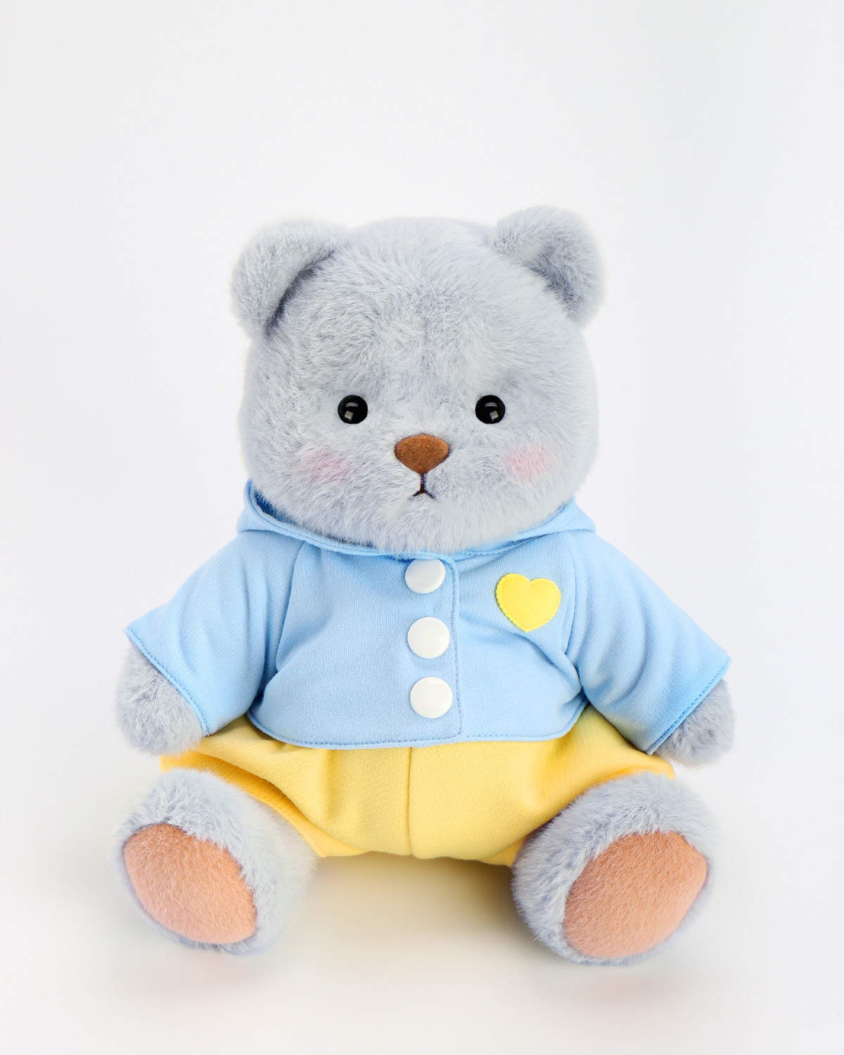 Getahug Love Blue Hoodie Blue Bear | Handmade Jointed Teddy Bear Gift
