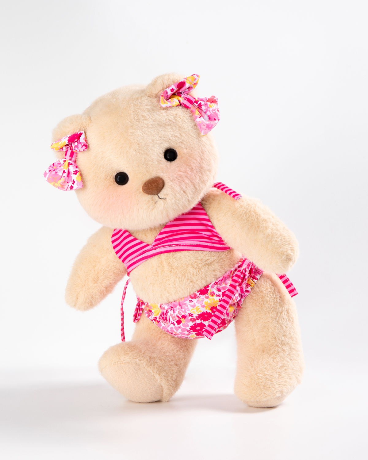 Getahug Pink Paradise Bikini Bear | Handmade Jointed Teddy Bear Stuffe