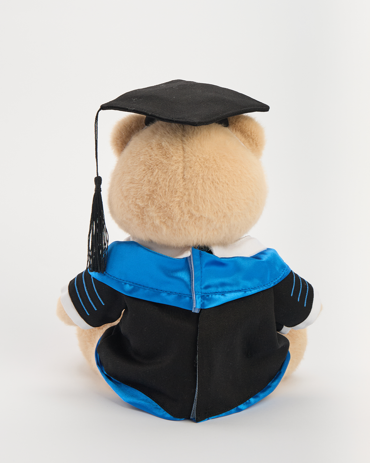 Getahug Graduation Cap and Gown Blue Stole Bear | Handmade Jointed Teddy Bear Gift