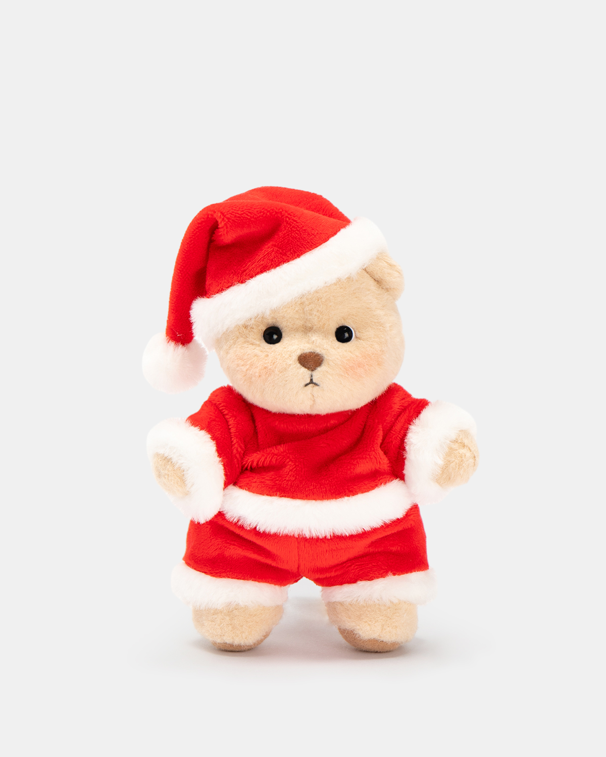 Getahug Santa Claus Mini Bear | 5.9 Inches Stuffed Animal Bag Charm Keychains Christmas Gift