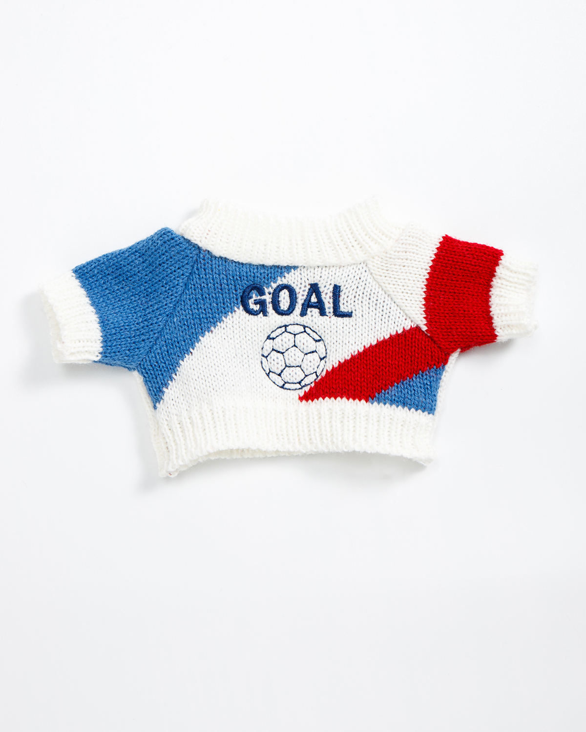 Getahug Soccer Passion Jointed Bunny Plush | Handmade Stuffed Animal Gift for Football Fans