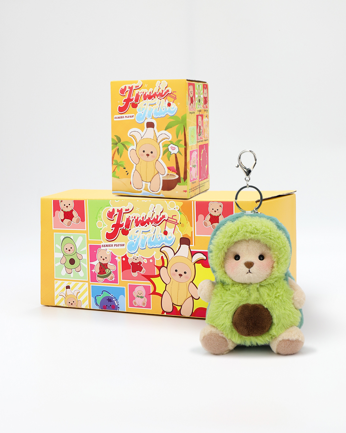 Getahug Fruit Tribe Series Mini Bear Blindbox | 5.9 Inches Plush Pendant Bag Charm Keychains Gift