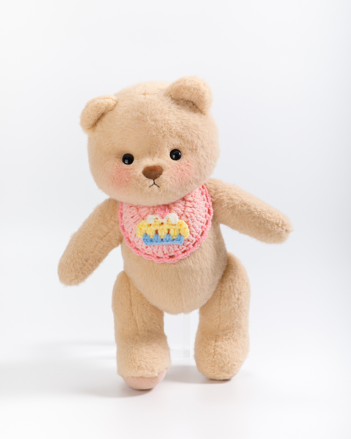 Birthday Cake Pink Scarf | Accessories Suitable for 12 Inches Stuffed Animals