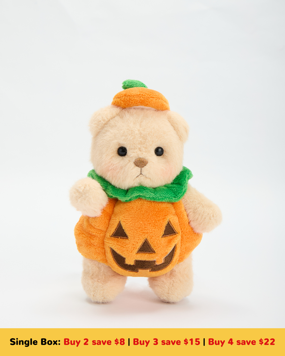 Getahug Hug-o'-Ween Series Mini Bear Blindbox | Halloween Limited Edition 5.9 Inches Plush Pendant Keychains Bag Charm Gifts